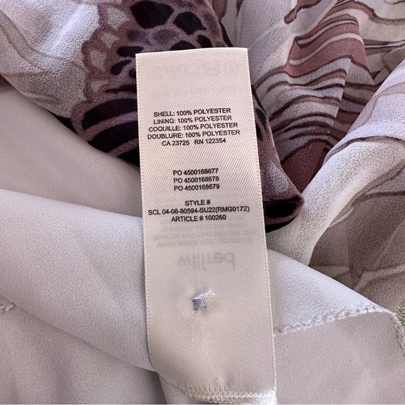 Aritzia Wilfred Daydreamer Mini Pleated Patterned Dress Size S - Picture 5 of 8